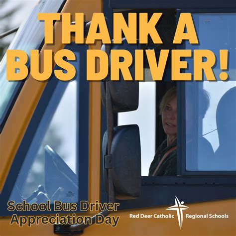 Today is School Bus Driver Appreciation Day | Red Deer Catholic ...