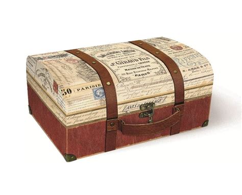 Punch Studio Vintage Style Suitcase Storage Box | TK Maxx | £10 ...