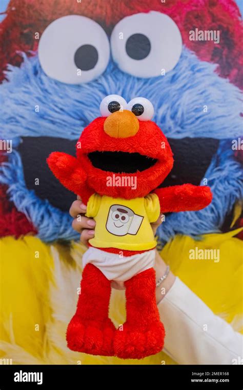 London, UK. 24th Jan, 2023. Potty time Elmo from Sesame Street - a new ...