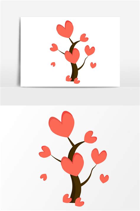 Drawing Love Tree Element Design | AI PNG Images Free Download - Pikbest