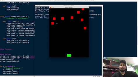 Space Shooter PyGame Part 4 Creating the Meteor Class - YouTube