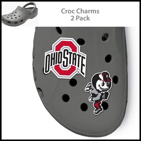 Ohio State Athletic Logo/Brutus Foot Charm - College Traditions