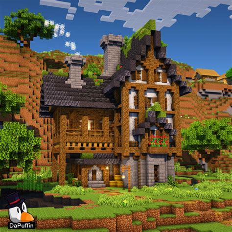 Minecraft medieval house – Artofit