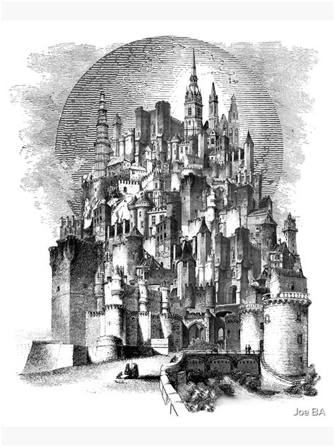 "The Castle of Gormenghast" Art Print for Sale by Joepokes | Redbubble