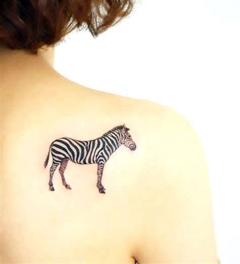 Simple Zebra Tattoo Idea