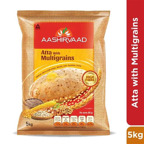 Aashirvaad Multigrain Atta 5Kg Price - Buy Multigrain Atta 5Kg Online on ITC eStore