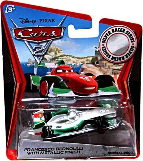 Disney Pixar Cars Cars 2 Silver Racer Series Francesco Bernoulli with ...