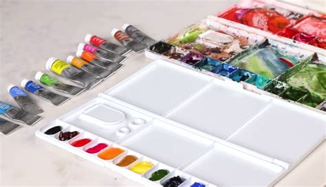 How to Set Up a Watercolor Palette