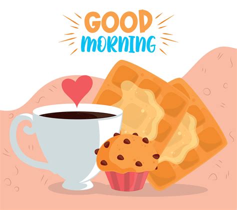 good morning breakfast 13263016 Vector Art at Vecteezy