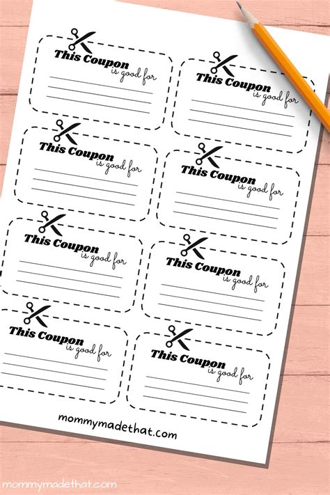 Lots of Blank Coupon Templates (Free Printables!)