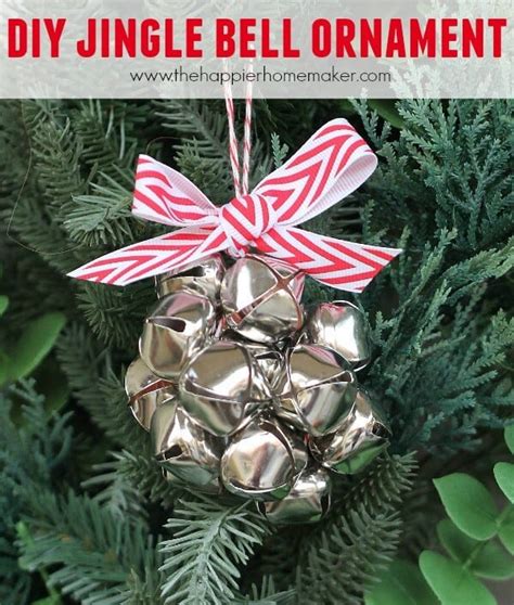 DIY Jingle Bell Ornament | The Happier Homemaker