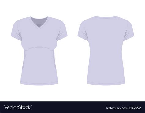 Womens purple t shirt Royalty Free Vector Image