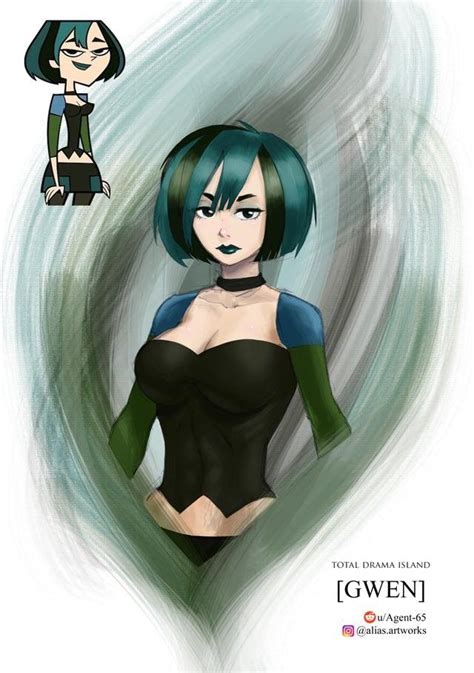 Gwen Fanart : r/Totaldrama