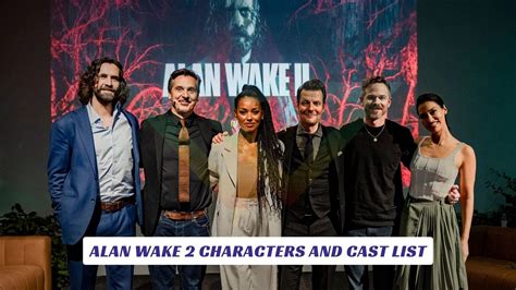 Alan Wake 2 Characters and Cast List | by Lawod | Medium