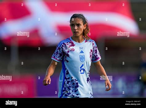 Gladsaxe Stadium, Copenhagen, Denmark. 05th July, 2023. Aitana Bonmati (Spain) looks on during a ...