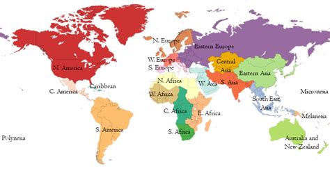 United Nations Geoscheme - made using MapChart and edited on GIMP : r ...