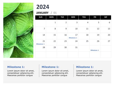 Powerpoint Calendar Template 2024 - Faye Evangelina