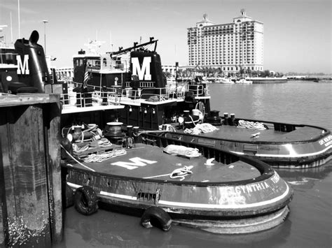 Tug Boats At Deck Free Stock Photo - Public Domain Pictures