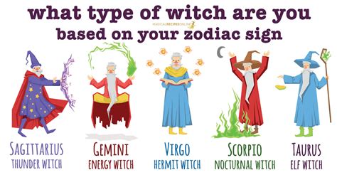 Zodiac Signs and Types of Witches - Magical Recipes Online