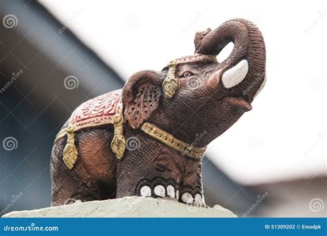 The thai elephant statue stock photo. Image of copper - 51309202