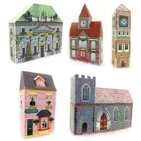 Papercraft Christmas Village | Tektonten Papercraft