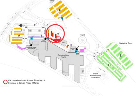 Blue Badge parking at Tunbridge Wells Hospital - temporary closure - Maidstone and Tunbridge ...