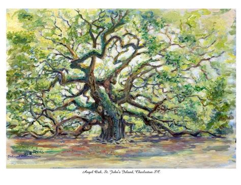 my angel oak painting mom got us for christmas Art Painting Oil ...