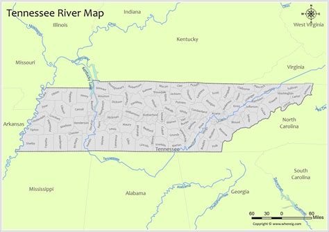 Map Of Tennessee Rivers And Lakes – Get Latest Map Update