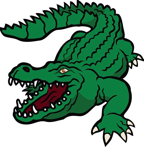 Free Clipart Of A crocodile