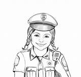 Police Woman Coloring Pages  Home sketch template