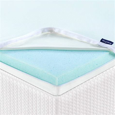 Buy Inofia Mattress Topper, Gel Memory Foam Mattress Topper - Keep Cooling, 5CM Bed Topper Extra ...