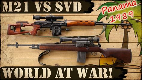 M21 vs SVD - Sniper Duel - Panama 1989! - YouTube