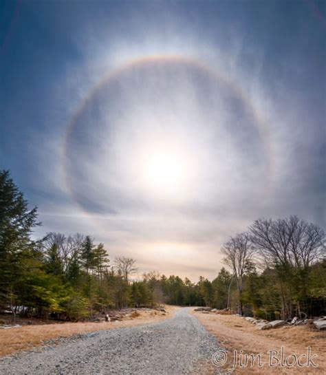 22 degree halo over Sunapee – Jim Block Photography