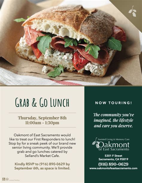 Grab & Go Lunch for First Responders - East Sacramento Chamber of Commerce