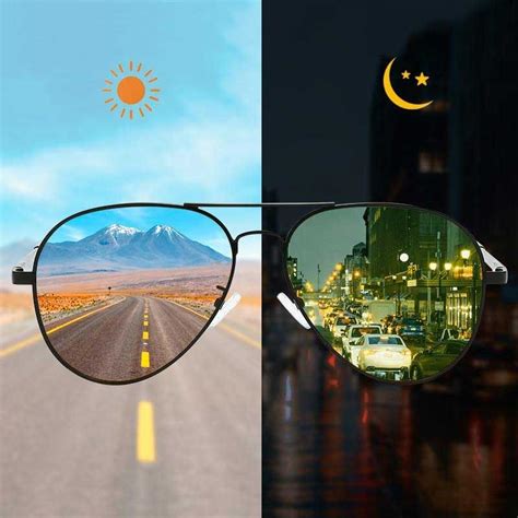 Day Night Driving Photochromic Polarized Sunglasses | Pilot sunglasses ...