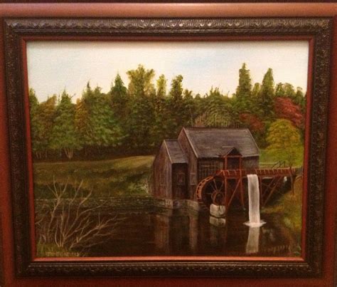 Old Water Mill | Painting, Art, Water mill