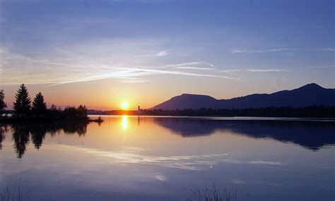 Sonnenuntergang am Forggensee | Frische luft, Forggensee, Sonnenuntergang