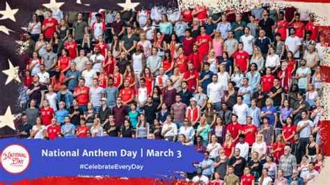 NATIONAL ANTHEM DAY - March 3 - National Day Calendar