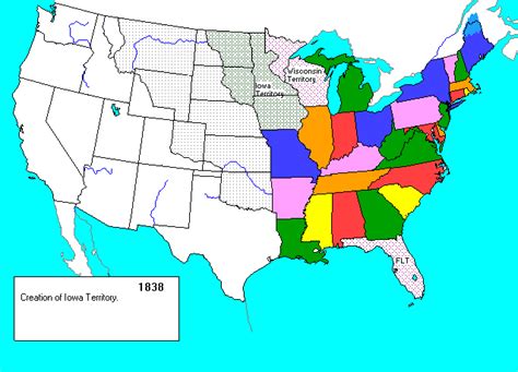 Maps: United States Map 1840