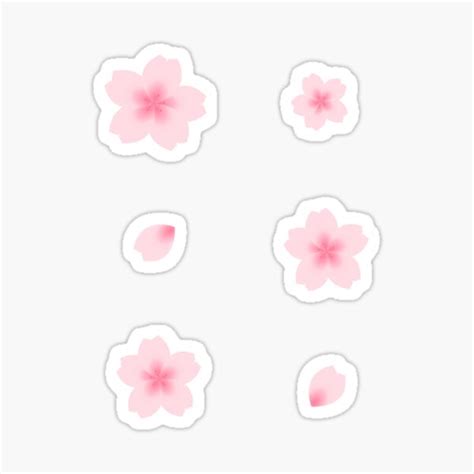 "Cherry Blossoms" Sticker for Sale by Ostrijj | Redbubble