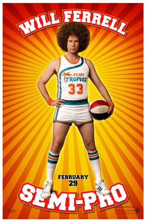 Click to View Extra Large Poster Image for Semi-Pro | Will ferrell, Sports movie, Movies