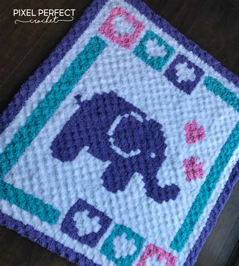 Crochet Baby Elephant Afghan Pattern - Amelia's Crochet