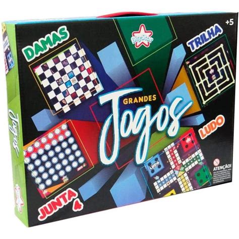 Jogo de Tabuleiro Coleção Grandes Jogos Clássicos - Big Star - UNICA - Kidverte