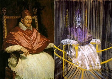 Portrait of Pope Innocent X, Francis Bacon, Oil on canvas, 1953 | Rebrn.com