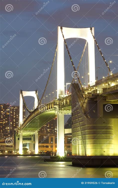 Tokyo City View,Rainbow Bridge Stock Photo - Image of japanese, traval ...