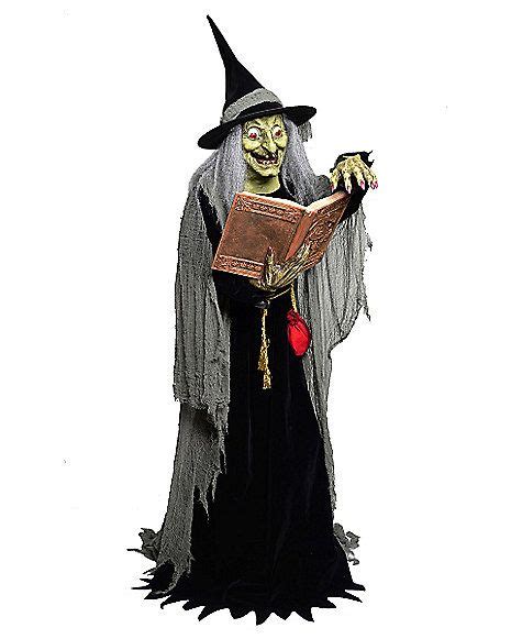 6 Ft Spell Speaking Witch Animatronics - Decorations - Spirithalloween.com | Animated halloween ...