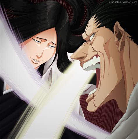 Kenpachi vs Unohana by gran-jefe on DeviantArt