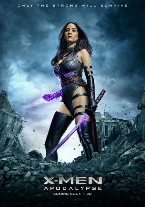 X-Men Apocalypse Psylocke Movie Poster (24x36) - Olivia Munn (With images) | Marvel movie ...