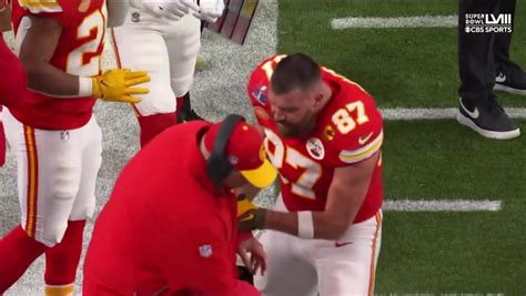 Super Bowl: Kelce clashes with Chiefs coach Andy Reid on sideline ...