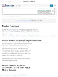 Medrol Dosepak Uses, Side Effects & Warnings - Drugs / medrol-dosepak-uses-side-effects-amp ...